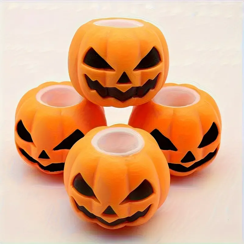 2pcs halloween pumpkin squeeze toys spooky relax     party favors decorations details 2