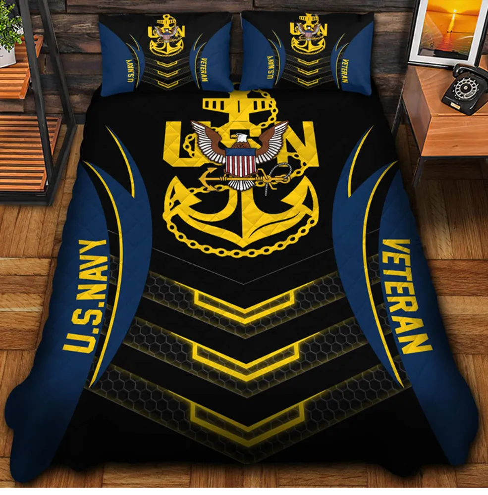 Premium US Veterans Bedding, Set Gifts For US Veterans, Gifts For Veterans Day