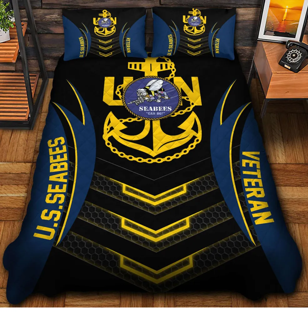 Premium US Veterans Bedding, Set Gifts For US Veterans, Gifts For Veterans Day