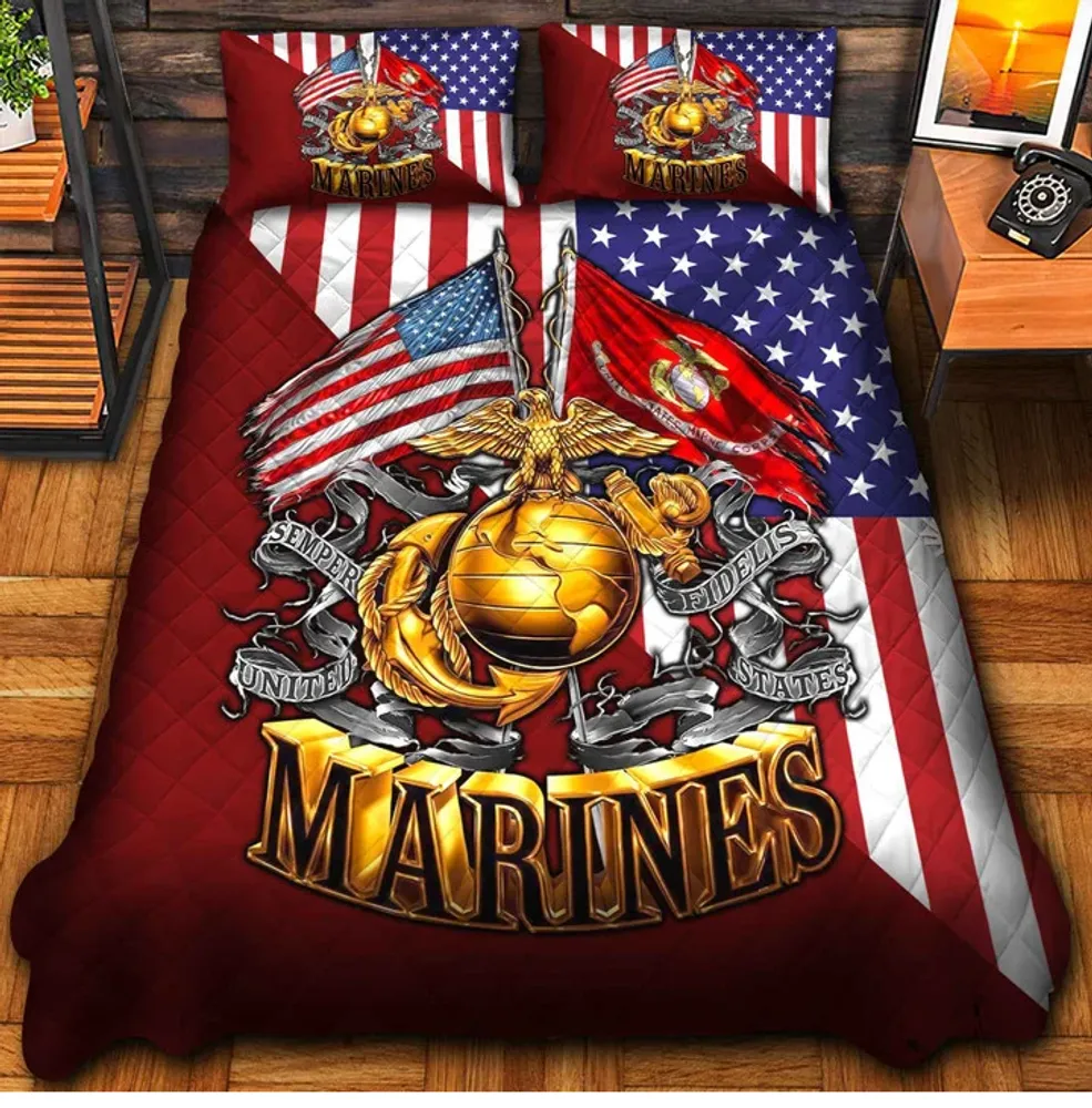 Premium Honoring All Who Served US Veterans Bedding Set, Gifts For US Veterans, Gifts For Veterans Day