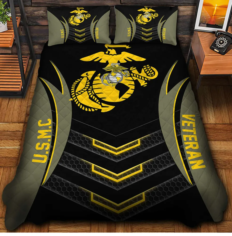 Premium US Veterans Bedding, Set Gifts For US Veterans, Gifts For Veterans Day