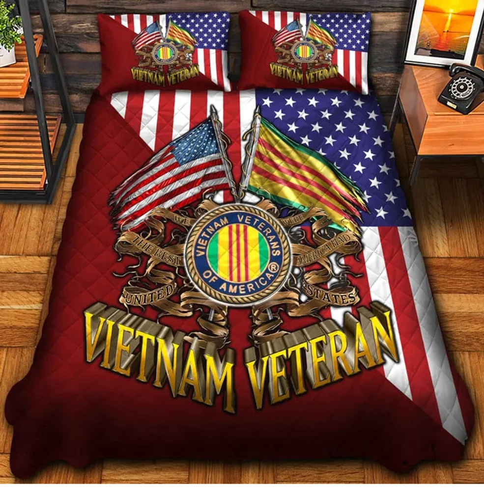 Premium Honoring All Who Served US Veterans Bedding Set, Gifts For US Veterans, Gifts For Veterans Day