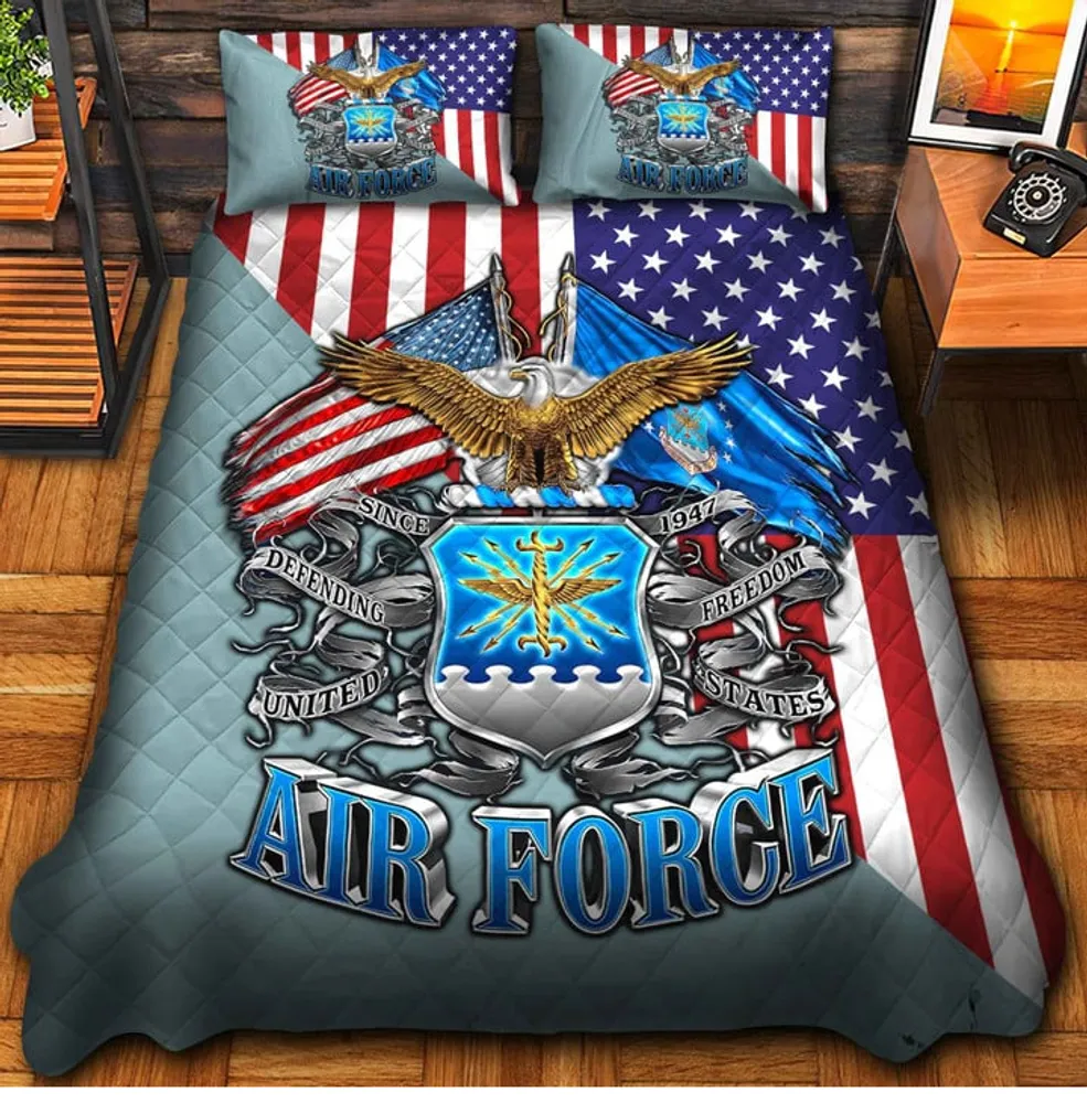 Premium Honoring All Who Served US Veterans Bedding Set, Gifts For US Veterans, Gifts For Veterans Day