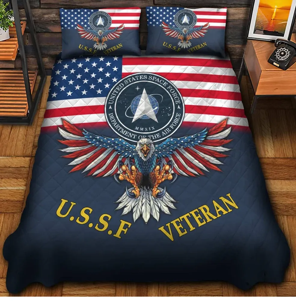 Premium Multiple US Military Services Veteran Bedding Set