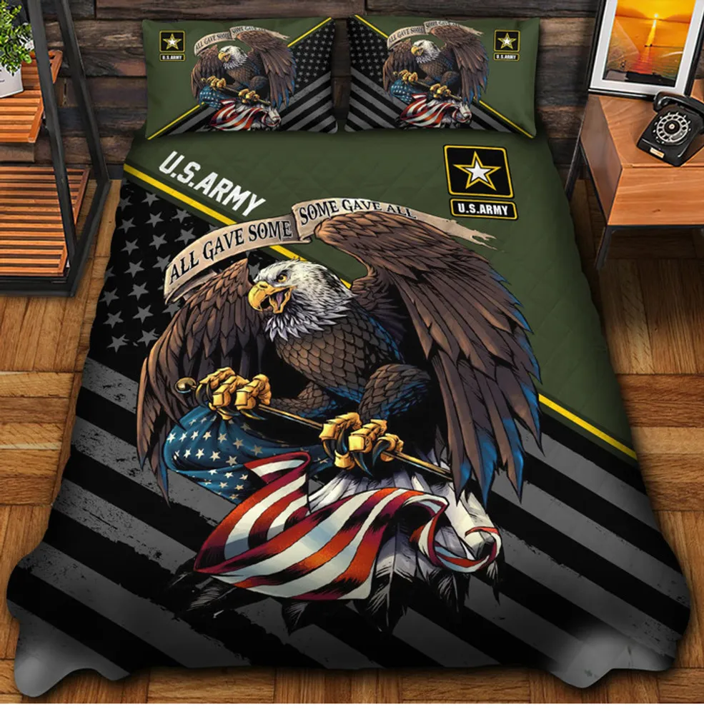 Premium All Gave Some Some Gave All US Veteran Bedding Set