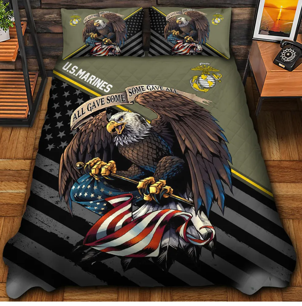 Premium All Gave Some Some Gave All US Veteran Bedding Set