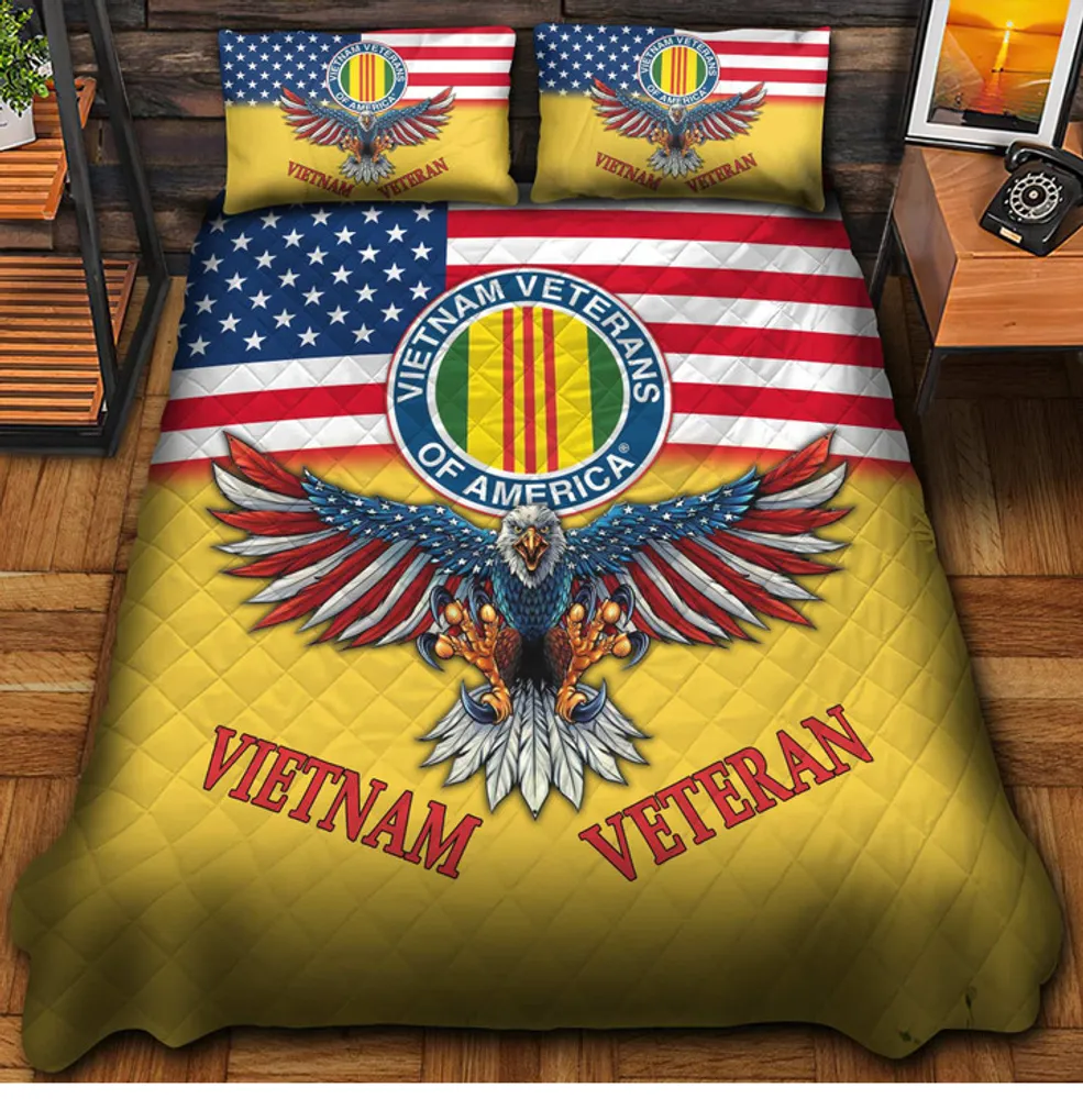 Premium Multiple US Military Services Veteran Bedding Set