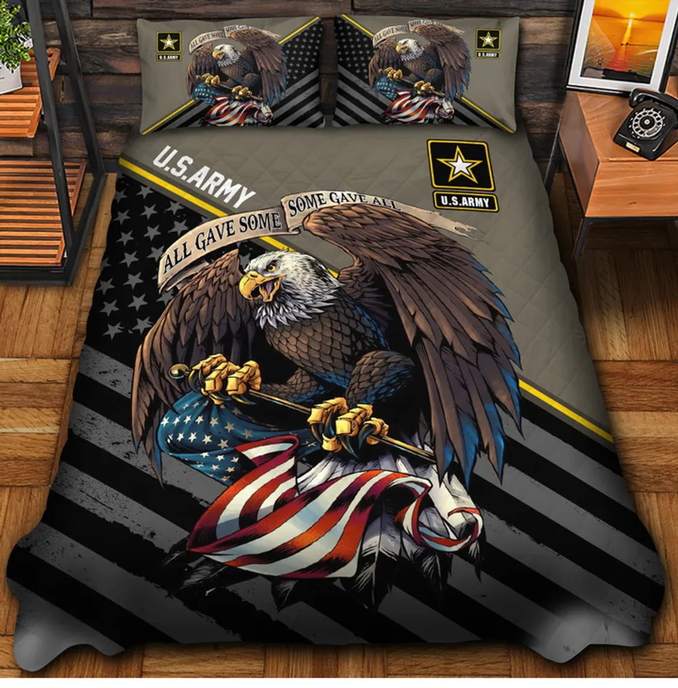 Premium All Gave Some Some Gave All US Veteran Bedding Set