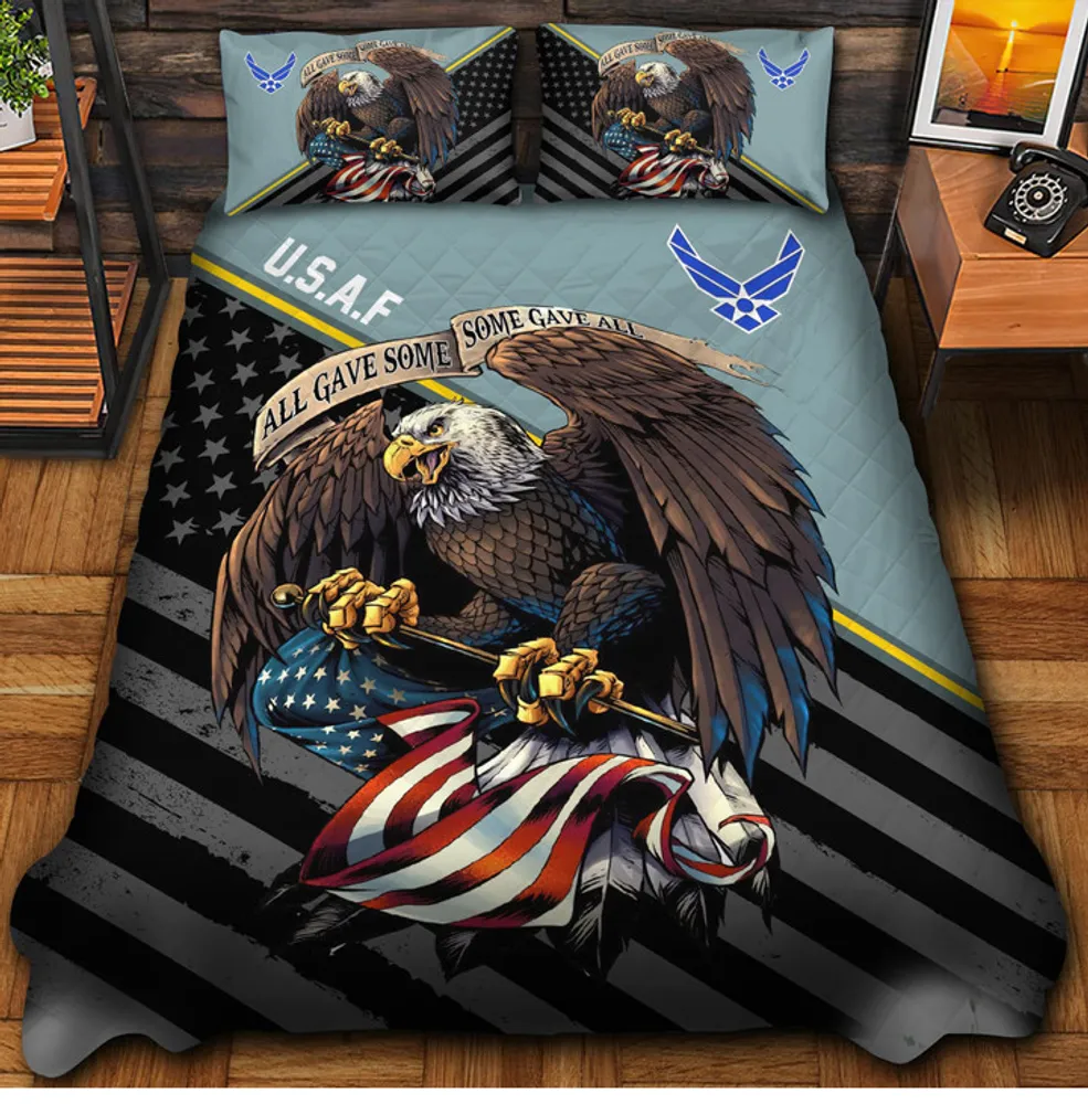 Premium All Gave Some Some Gave All US Veteran Bedding Set