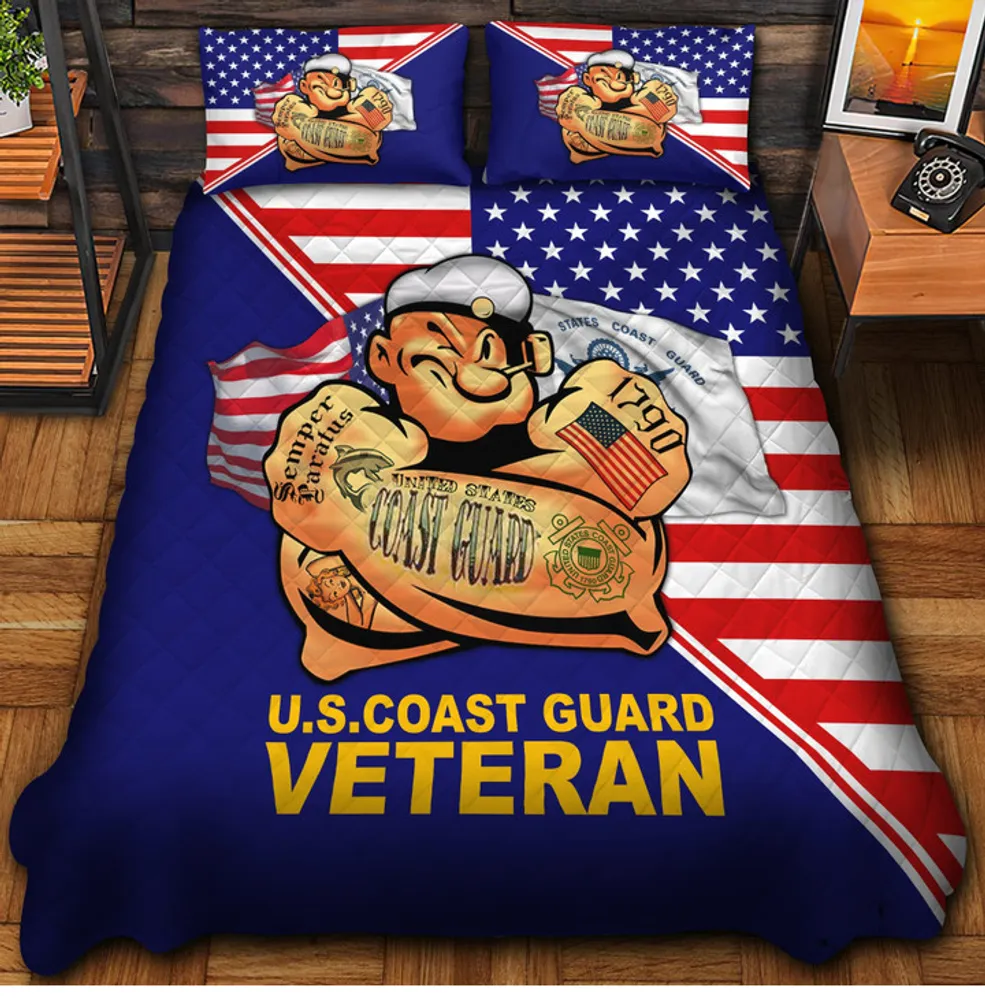 Premium Honoring All Who Served US Veteran Bedding Set