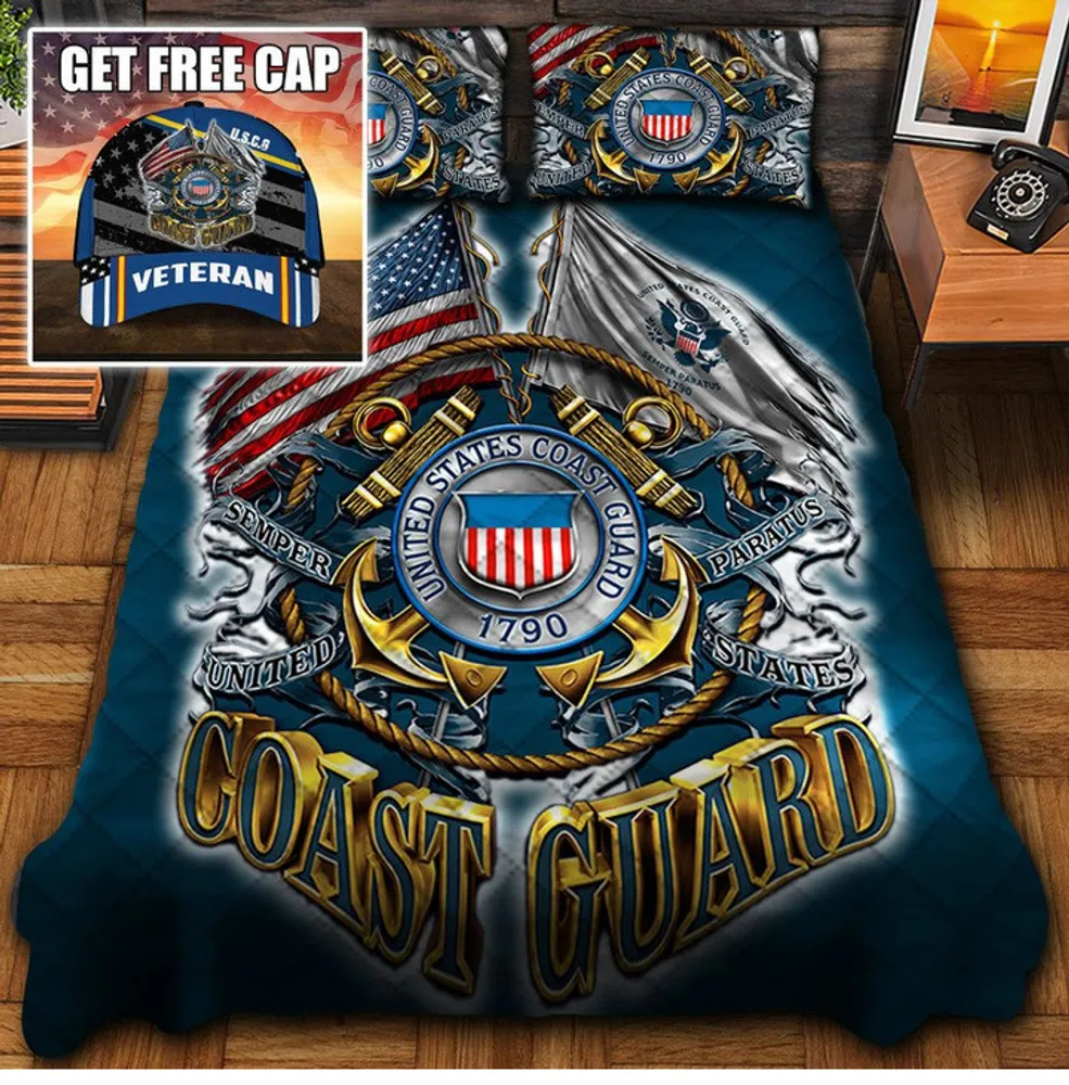 Premium Multiple US Military Services Veteran Bedding Set