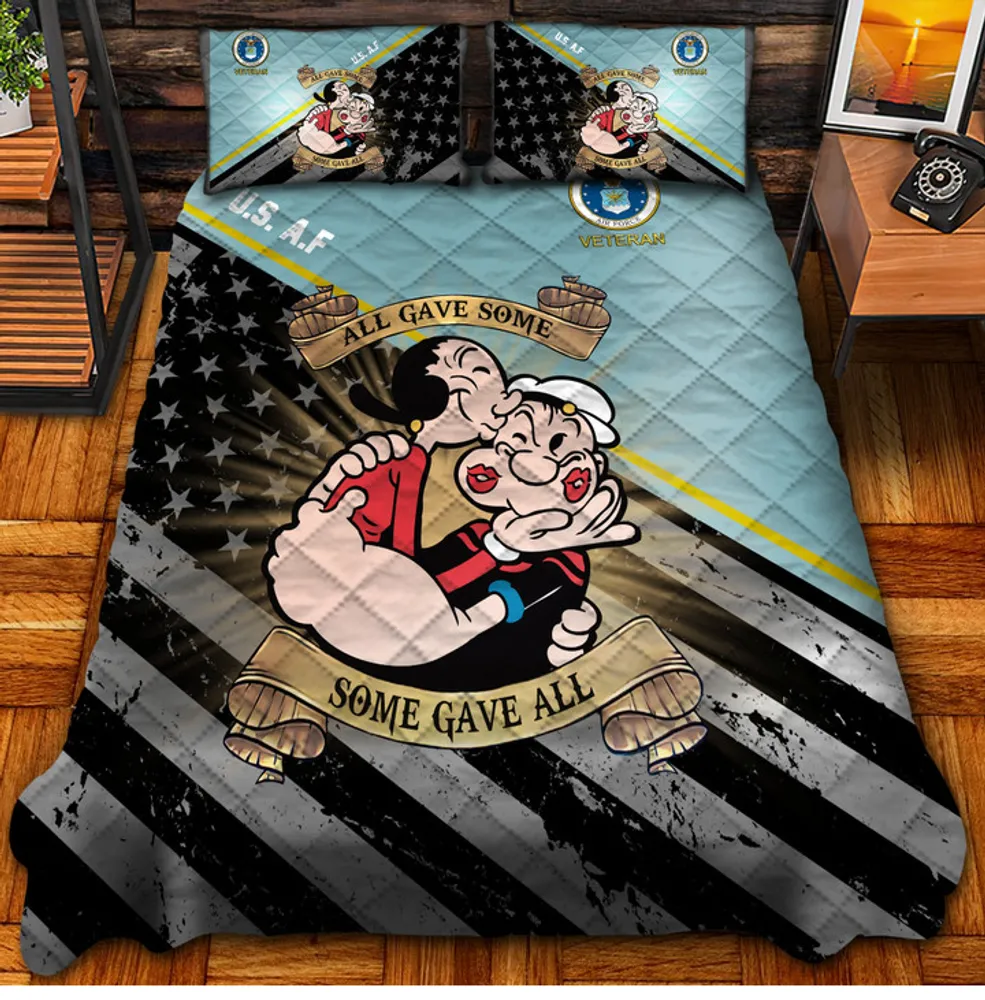 Premium Multiple US Military Services Veteran Bedding Set