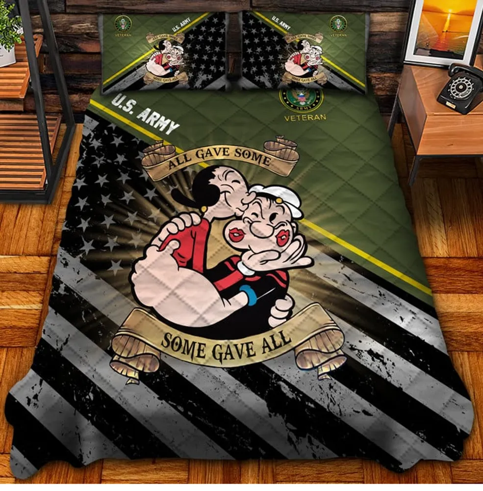 Premium Multiple US Military Services Veteran Bedding Set