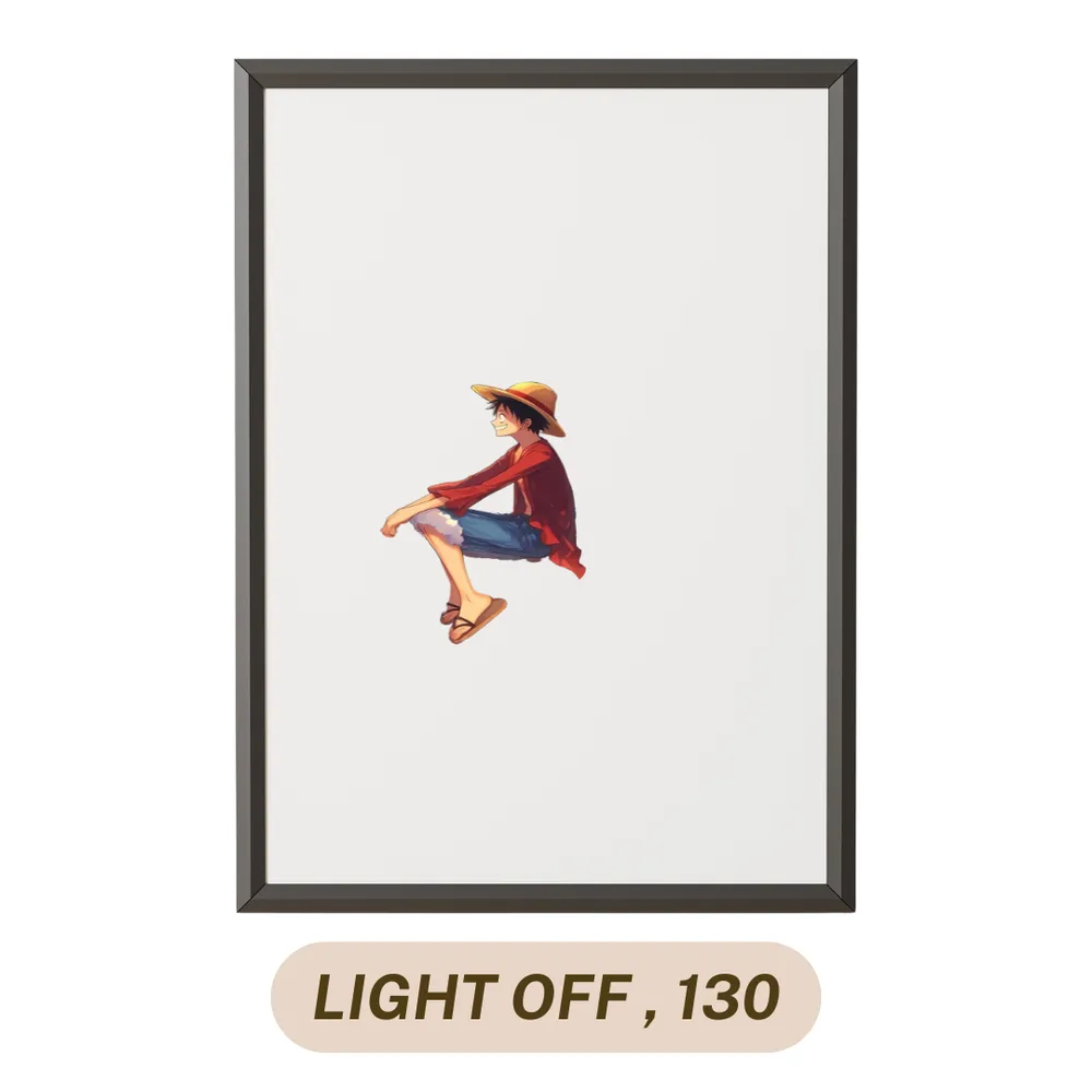 One Piece Romance: Luffy & Boa Hancock LED Love Frame