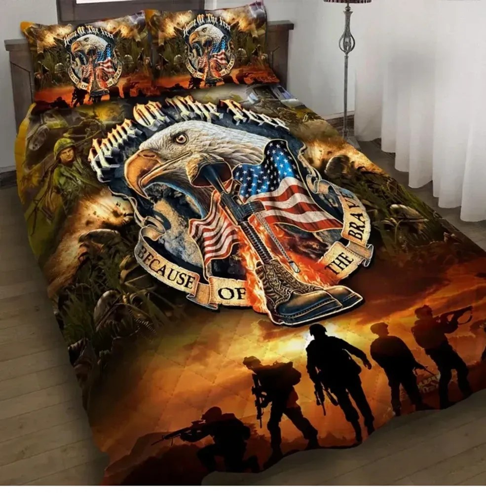 Premium Unique Veteran Bedding Set Ultra Soft and Warm