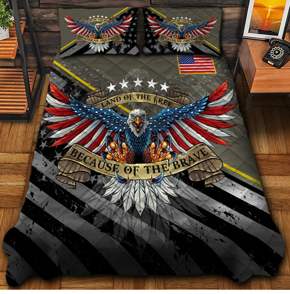 Unique Veteran American Bedding Set