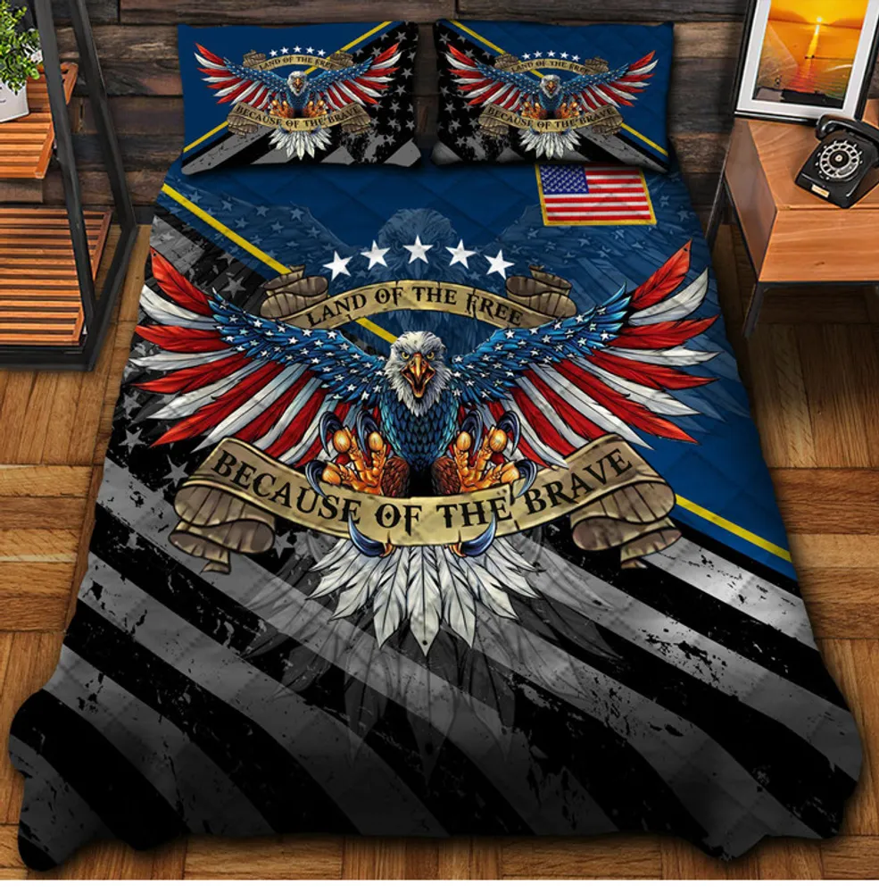 Unique Veteran American Bedding Set