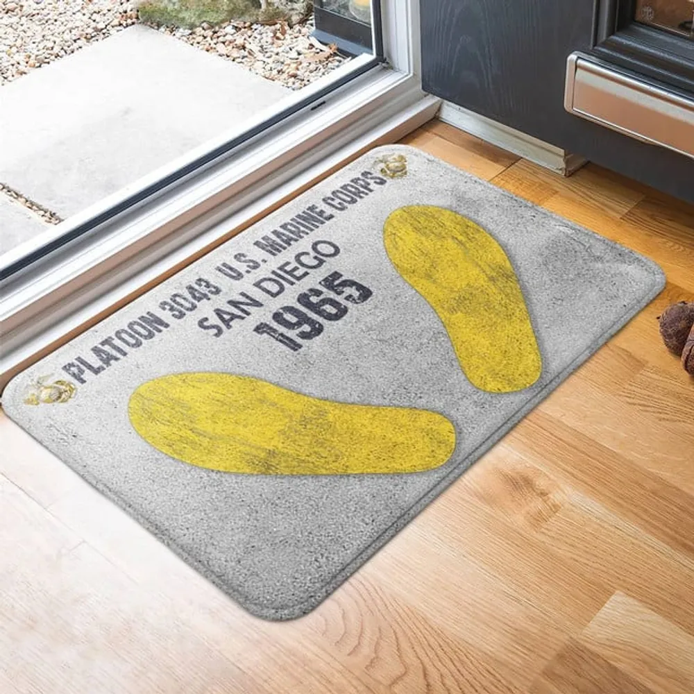 Custom USMC Doormat