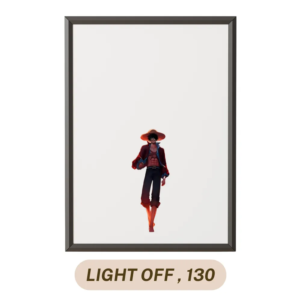 Luffy's Glow: Ultimate LED Light-Up Frame