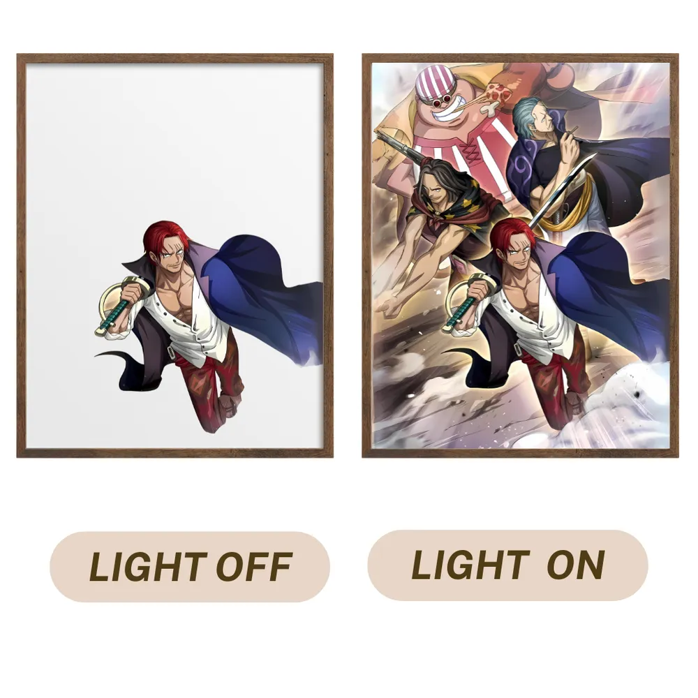 Shanks' Command: Red-Haired Pirates LED Crew Frame