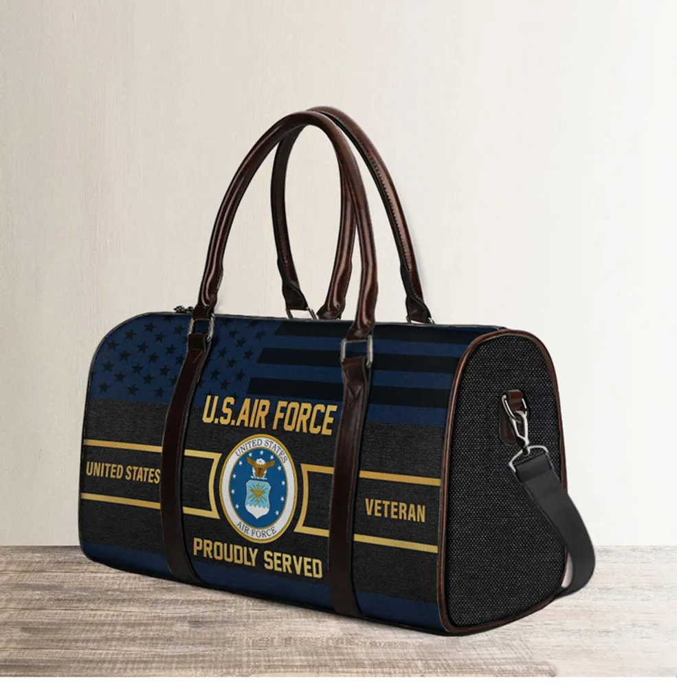 Premium US Veterans Travel Bag, Gifts For Veterans Day