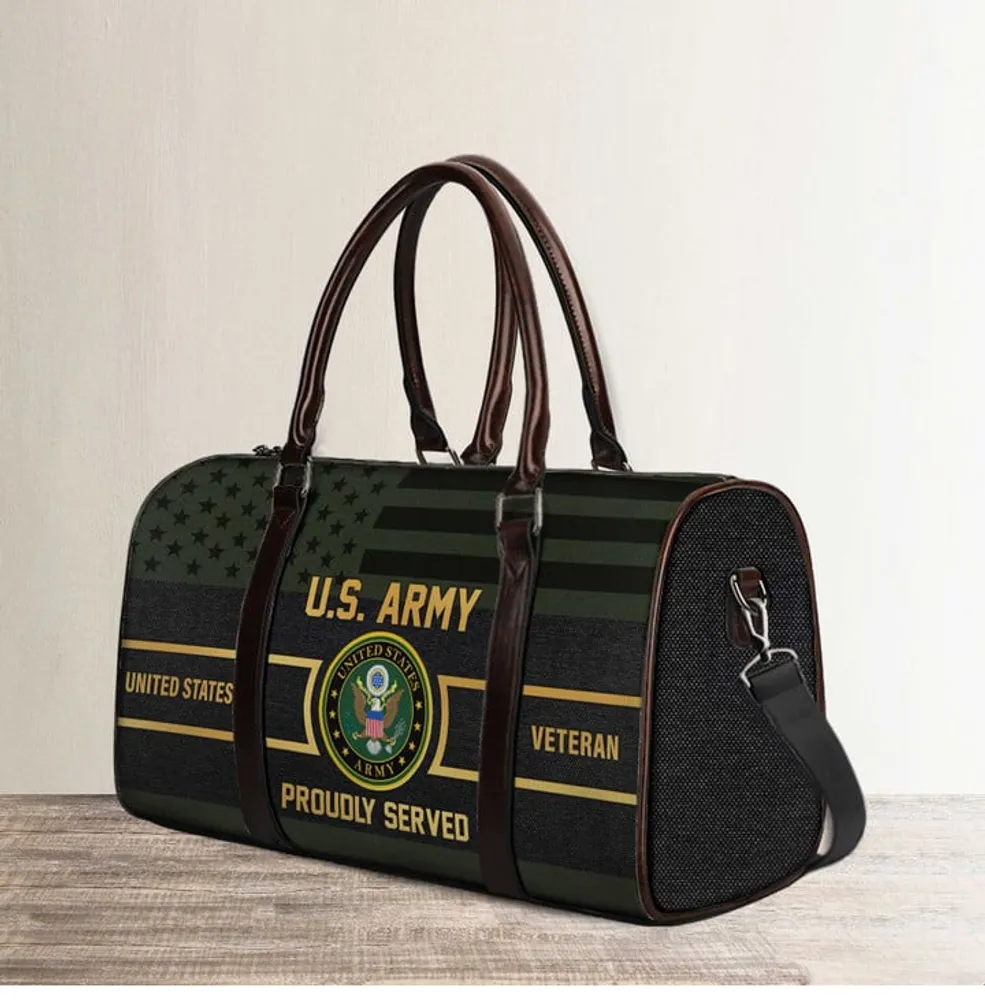 Premium US Veterans Travel Bag, Gifts For Veterans Day