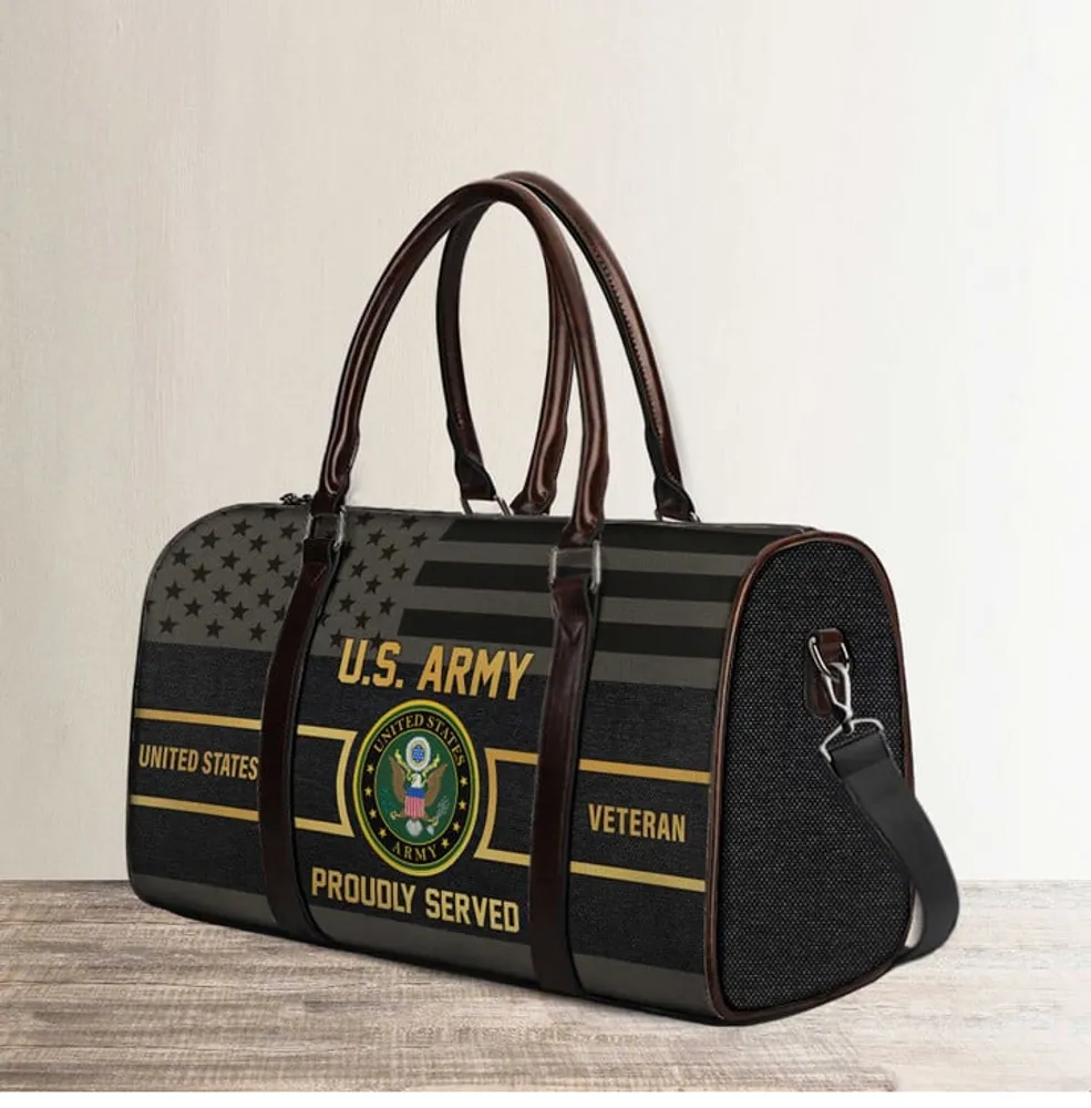 Premium US Veterans Travel Bag, Gifts For Veterans Day