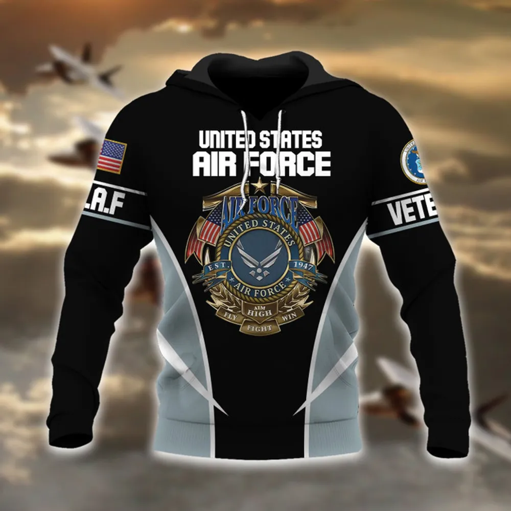 Premium Multiple US Military Services Veteran Hoodie