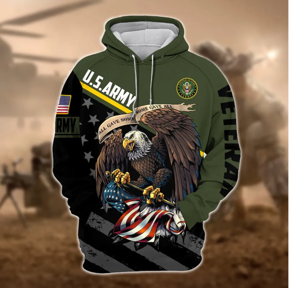 Premium All Gave Some Some Gave All US Veteran Hoodie