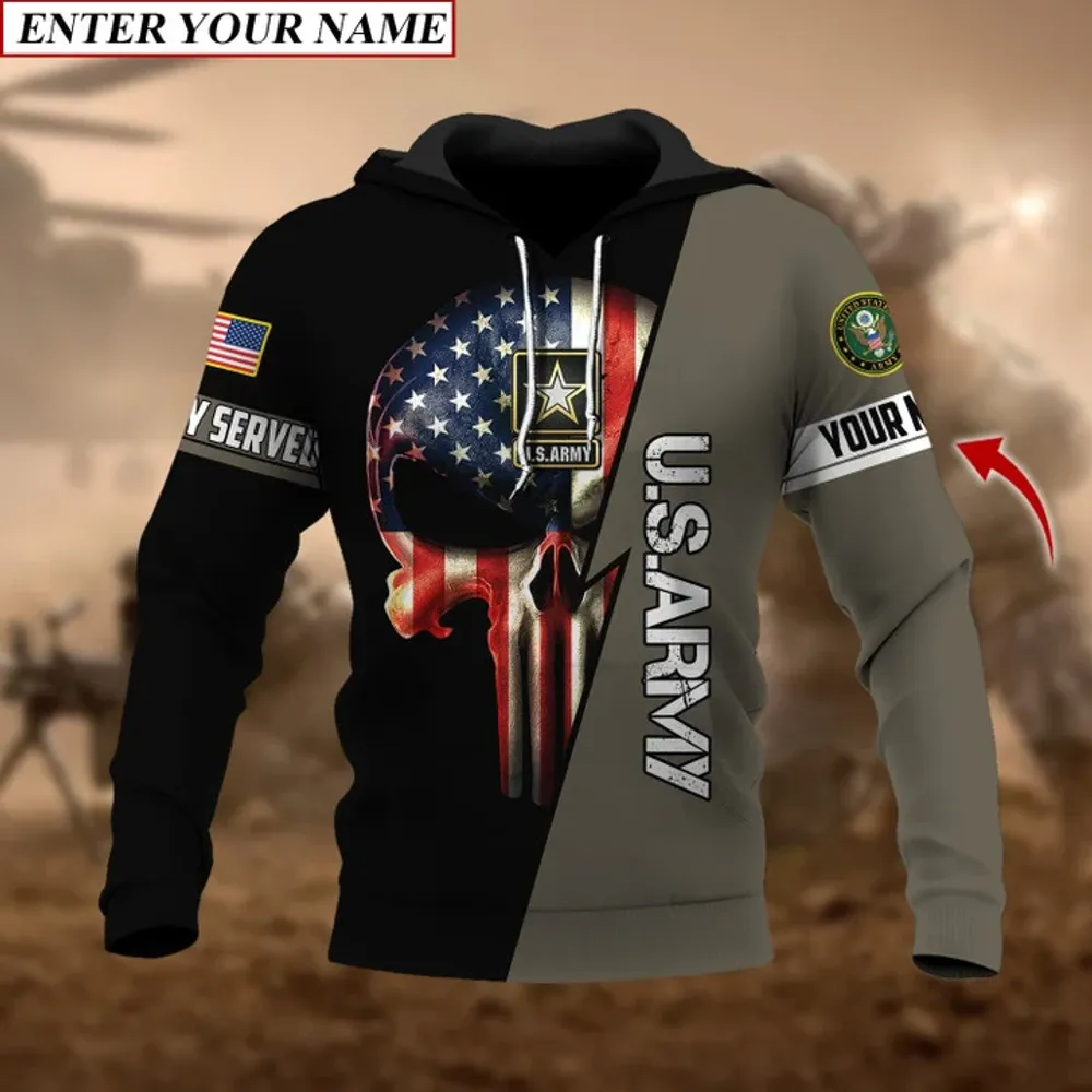 Personalised Premium The Punisher Veteran Hoodie