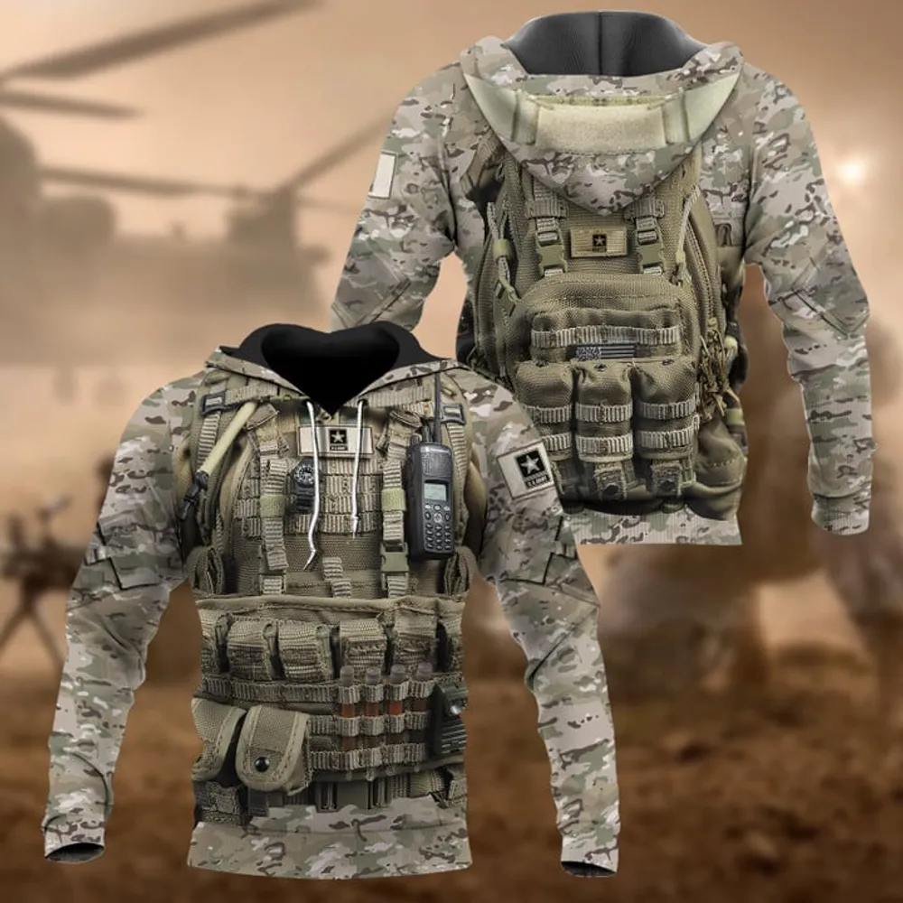 Unique Multiple Service Veteran Hoodie