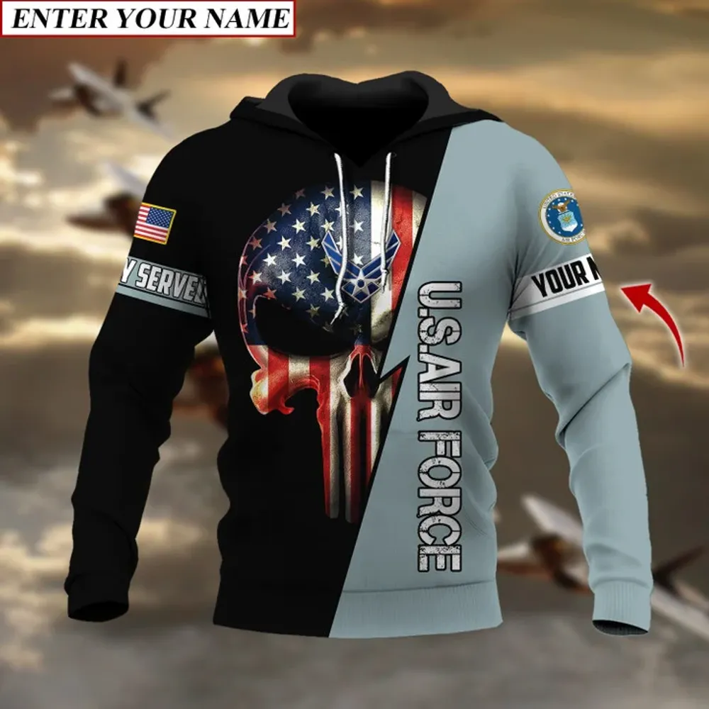 Personalised Premium The Punisher Veteran Hoodie