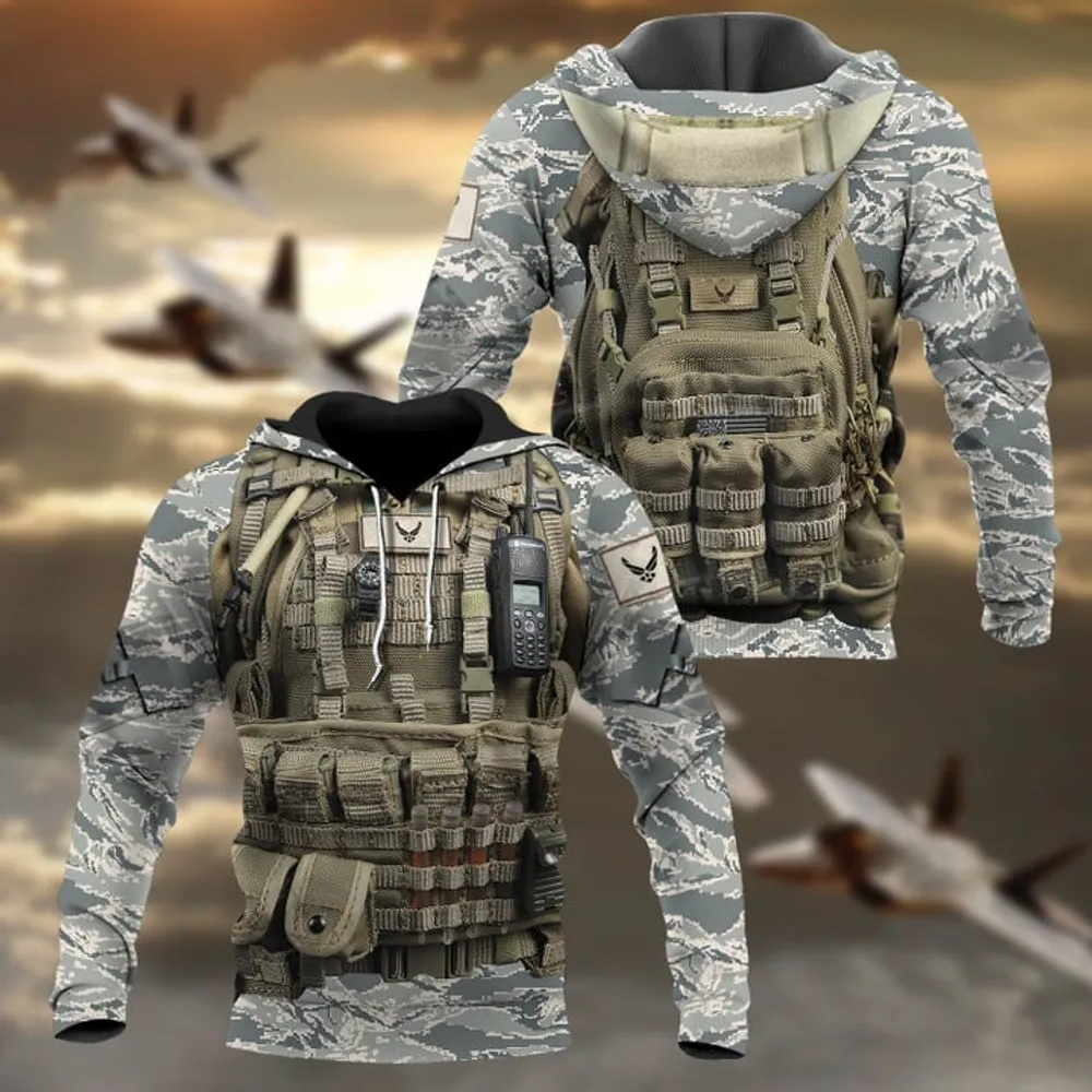 Unique Multiple Service Veteran Hoodie