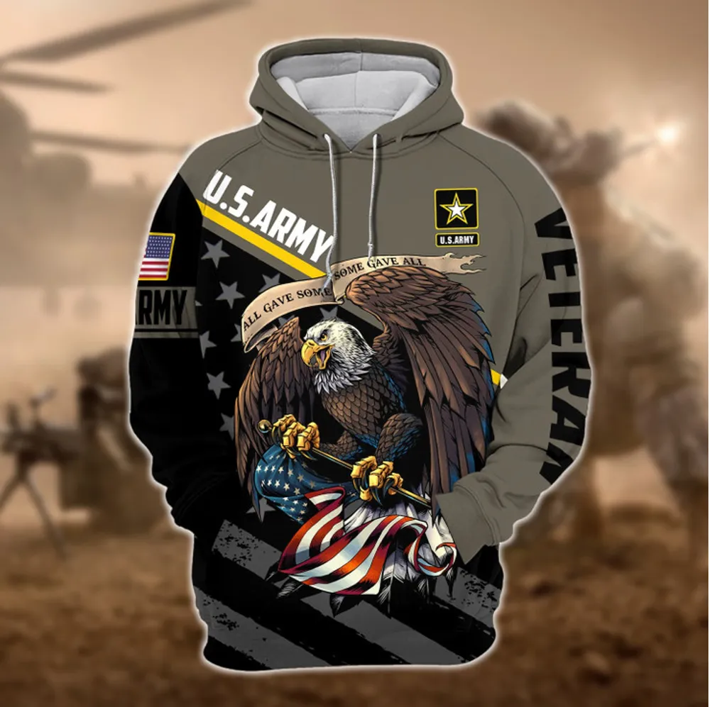 Premium All Gave Some Some Gave All US Veteran Hoodie