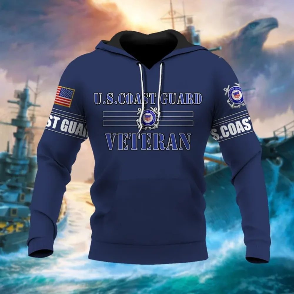 Premium U.S Multiple Service Veteran Hoodie