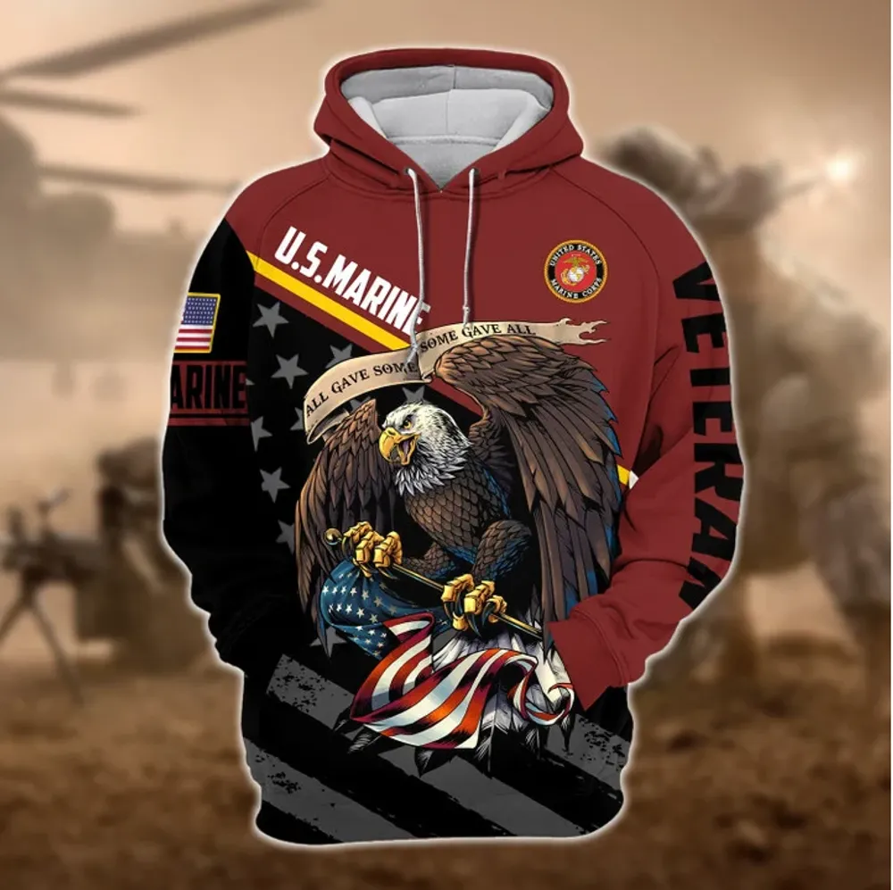 Premium All Gave Some Some Gave All US Veteran Hoodie