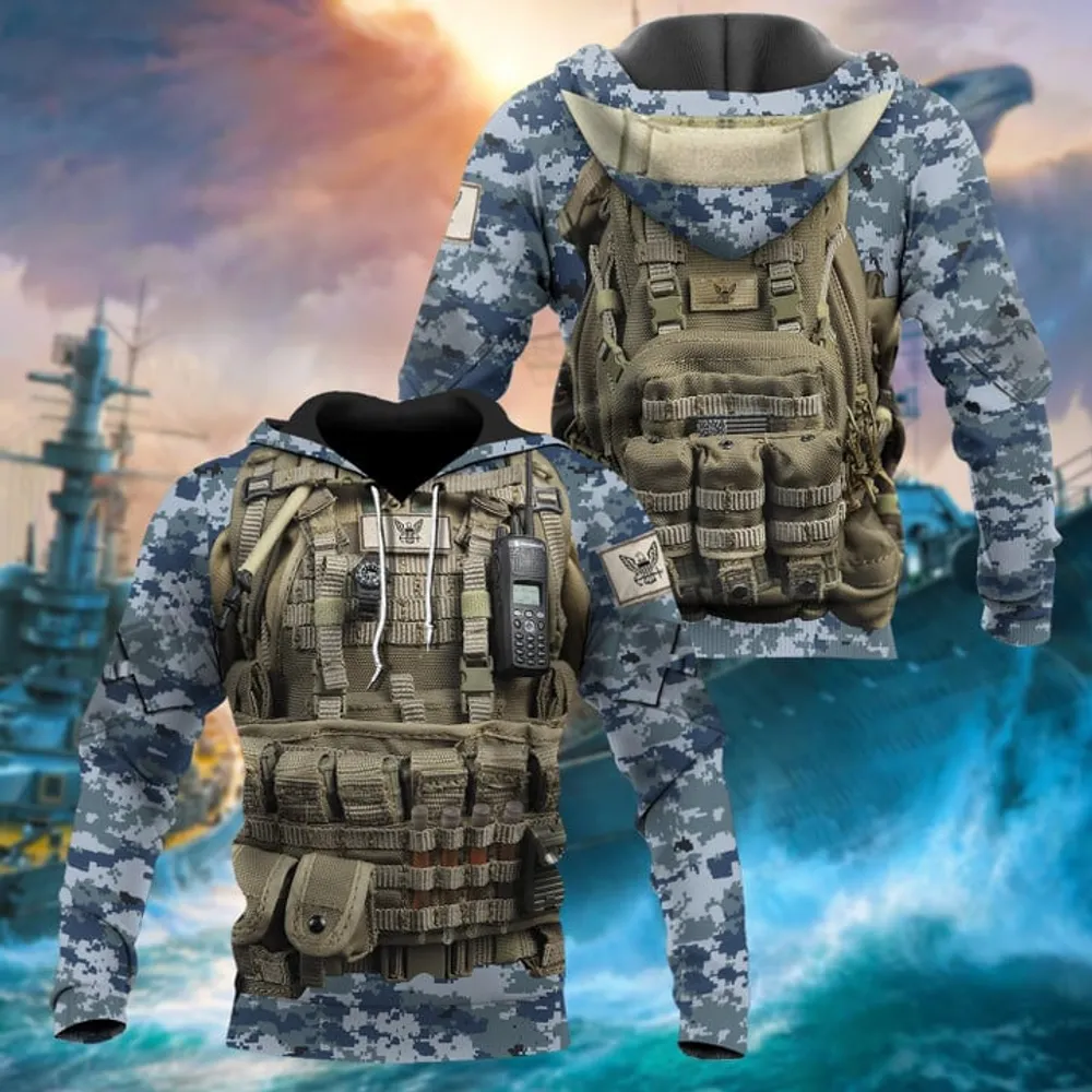 Unique Multiple Service Veteran Hoodie