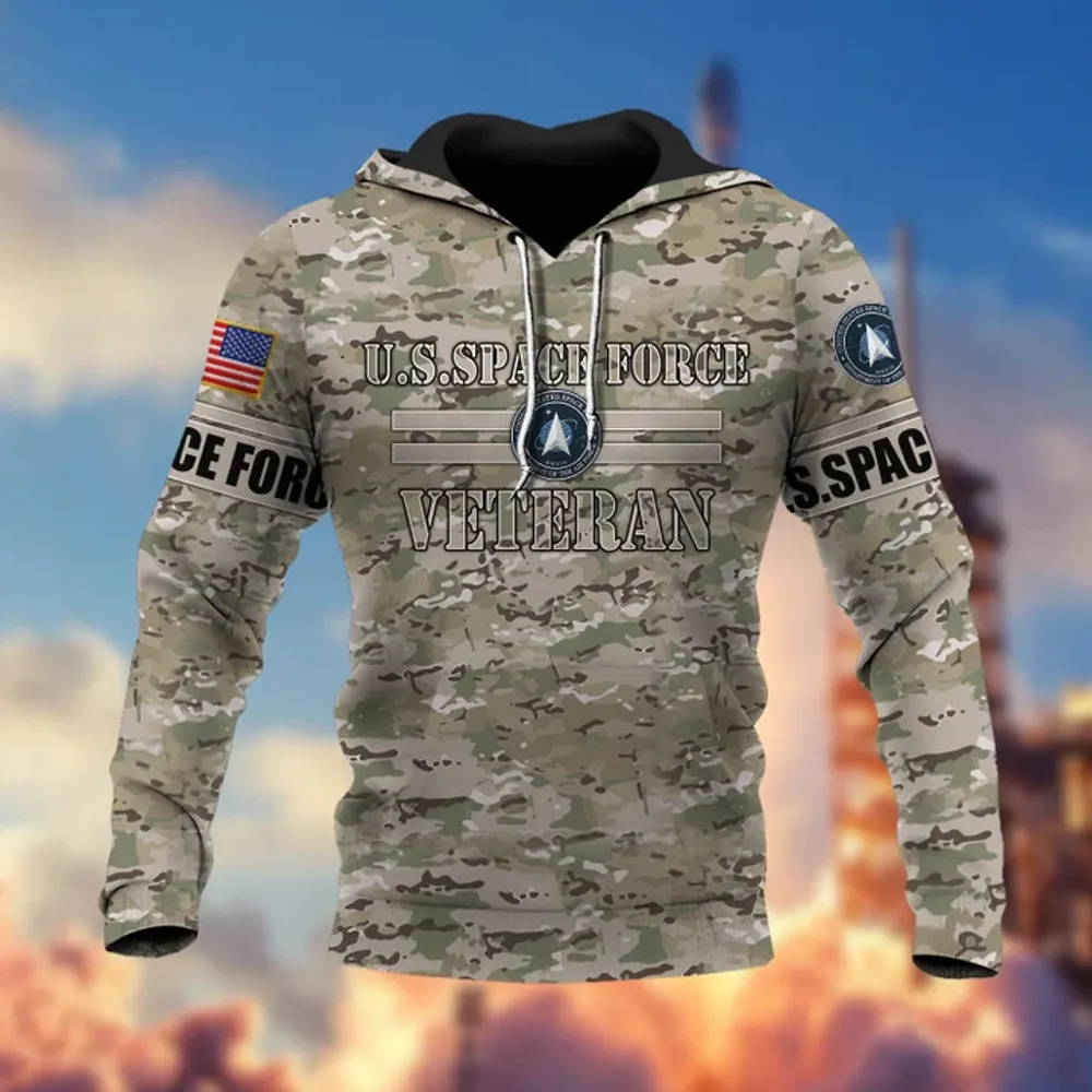 Premium U.S Multiple Service Veteran Hoodie