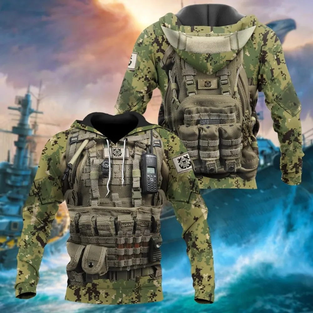 Unique Multiple Service Veteran Hoodie