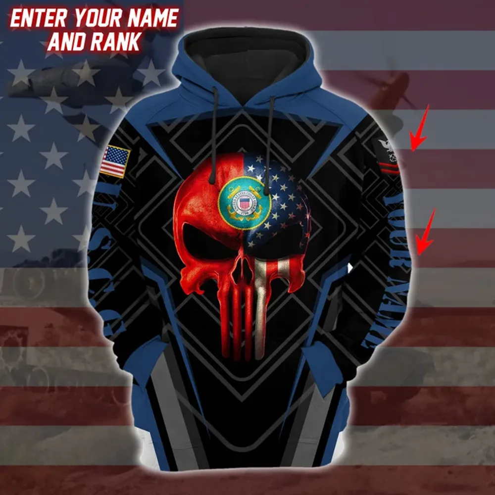 Personalized Unique Proud US Veteran Hoodie