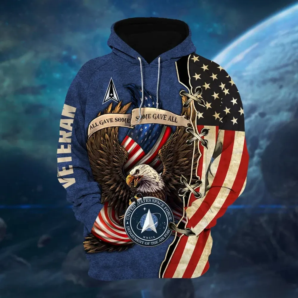 Premium Multiple US Military Services Veteran Hoodie