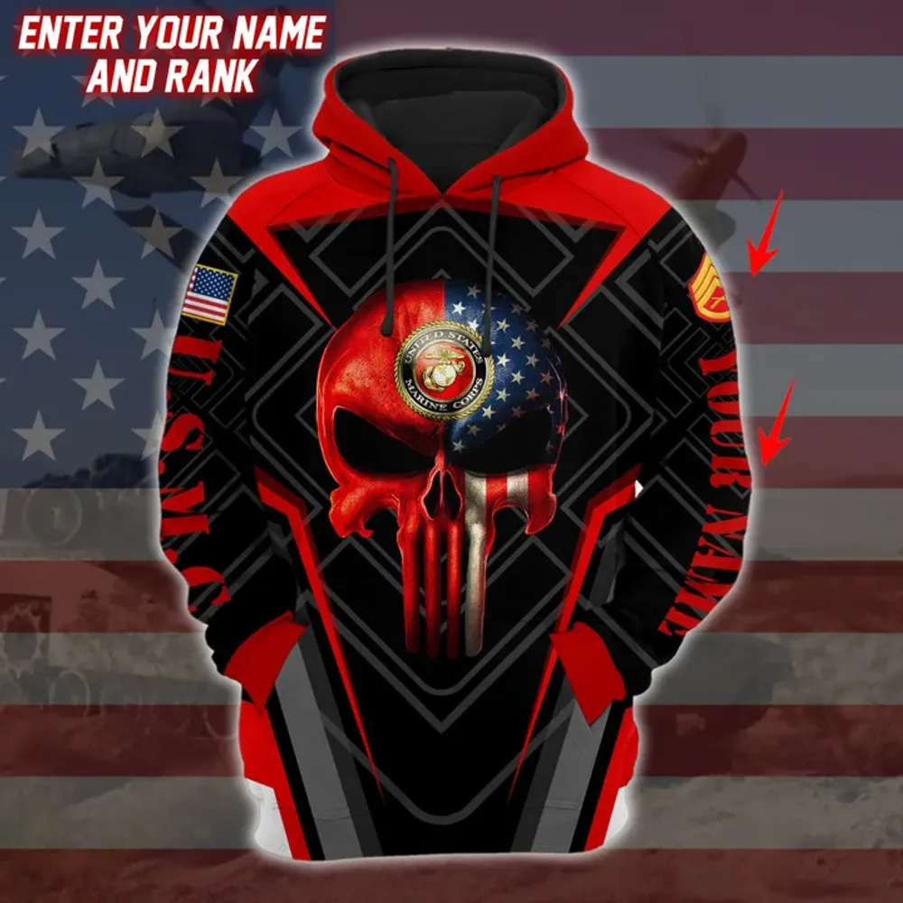 Personalized Unique Proud US Veteran Hoodie