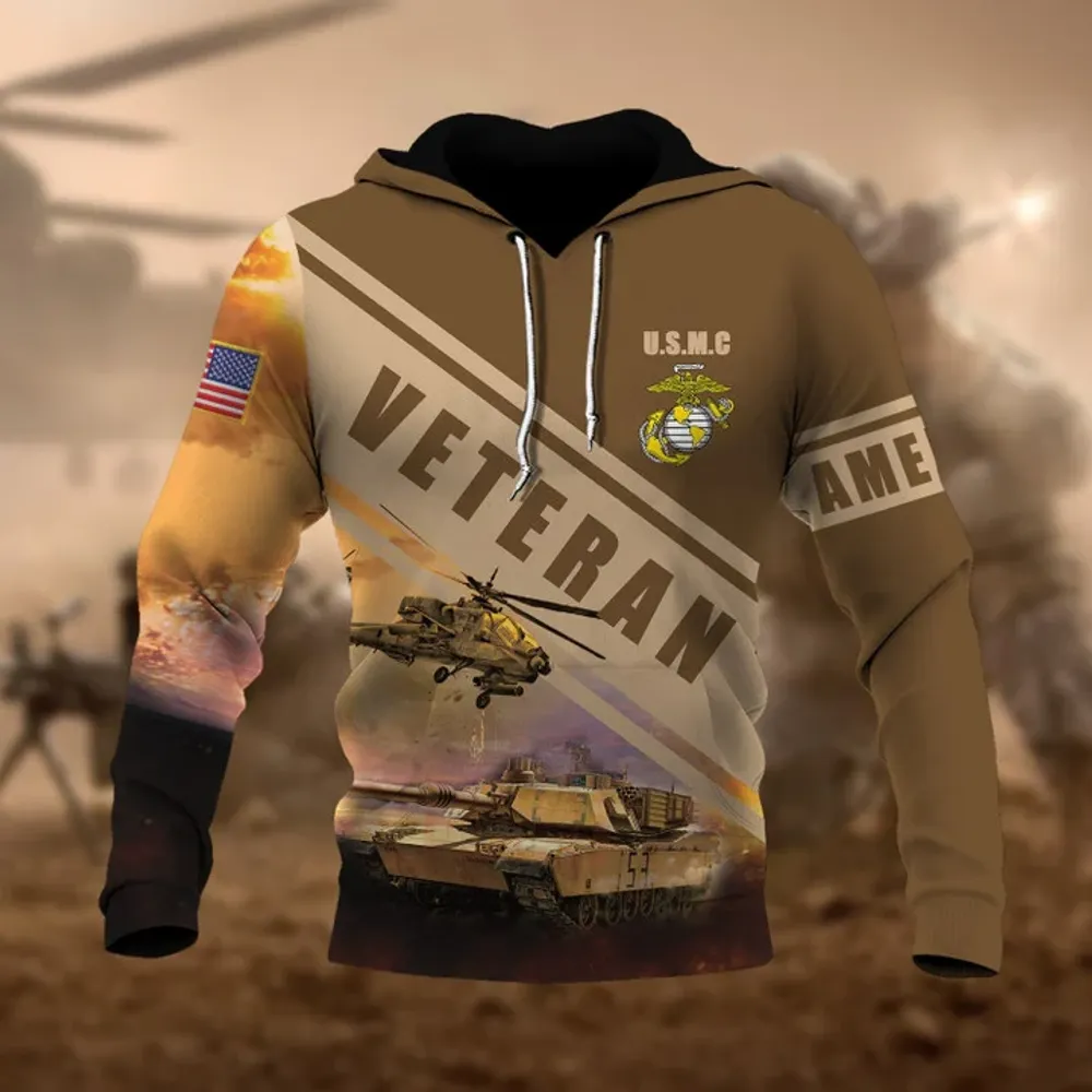 Premium Multiple US Military Services Veteran Hoodie