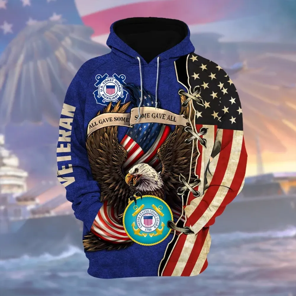 Premium Multiple US Military Services Veteran Hoodie