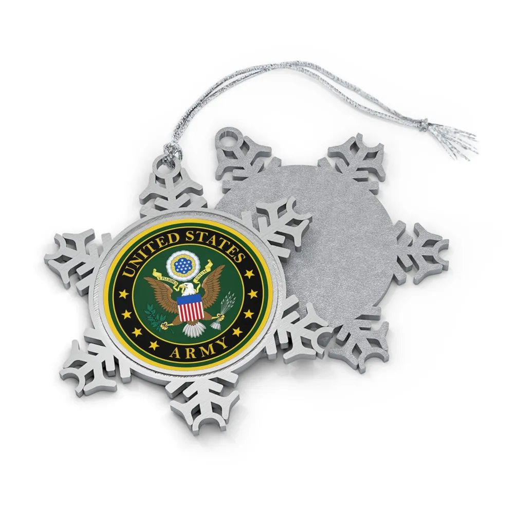 Premium Multiple Services US Veteran Ornament