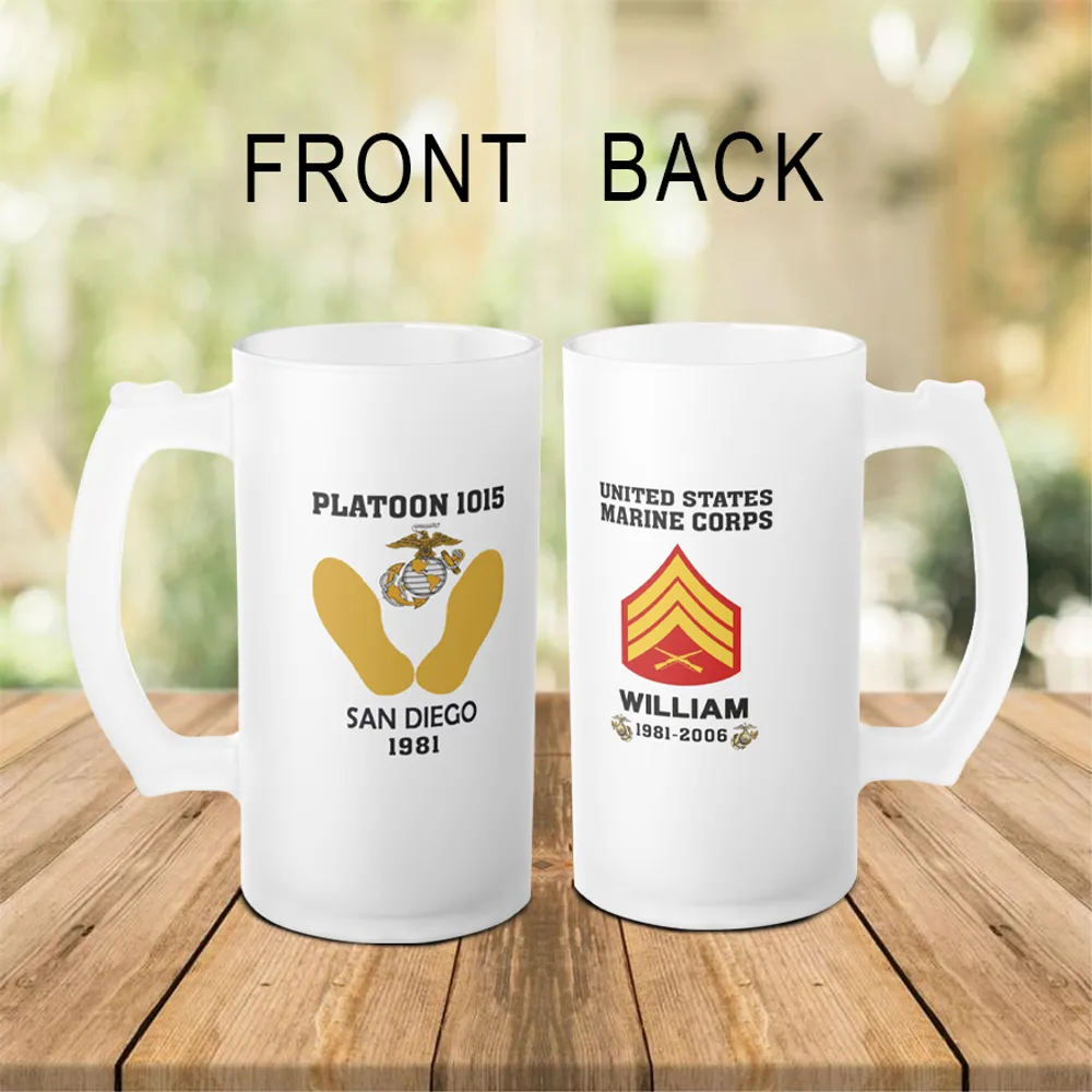 Personalized Marine Mugs