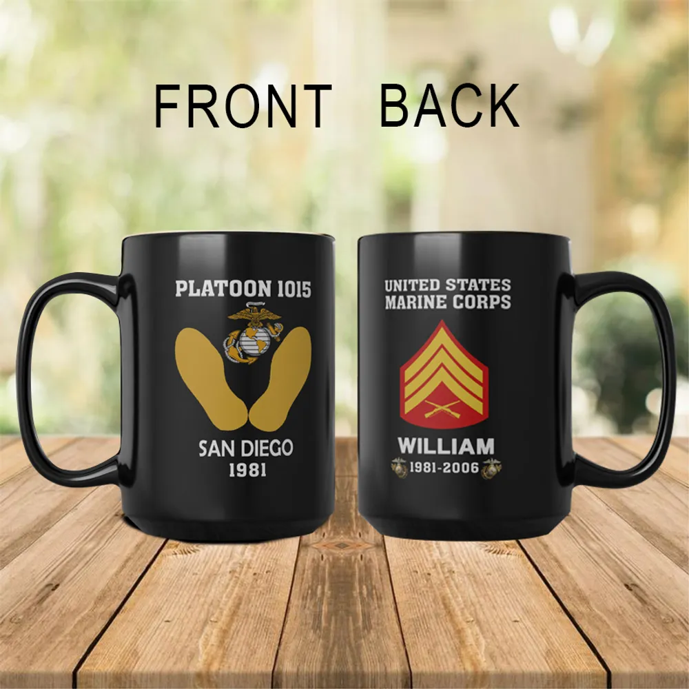 Personalized Marine Mugs