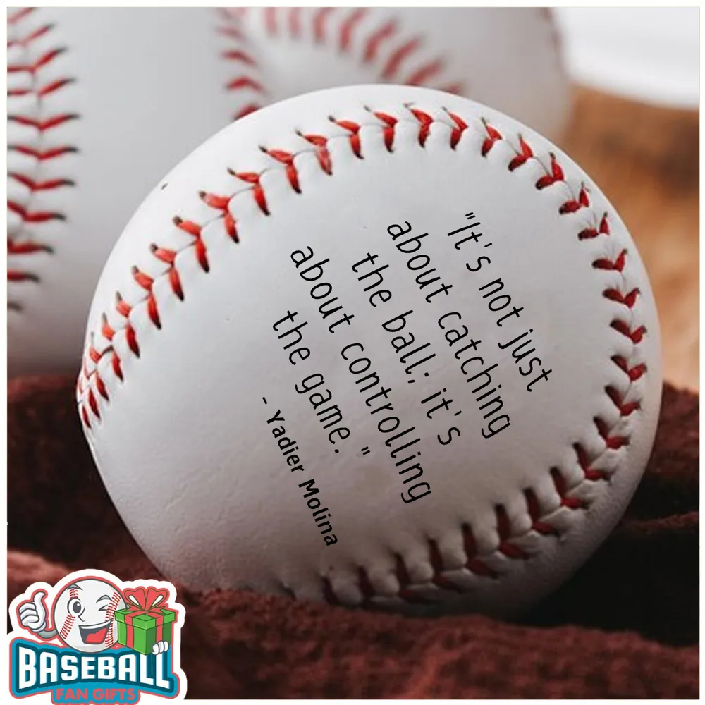 "It's not just about catching the ball; it's about controlling the game." - Yadier Molina