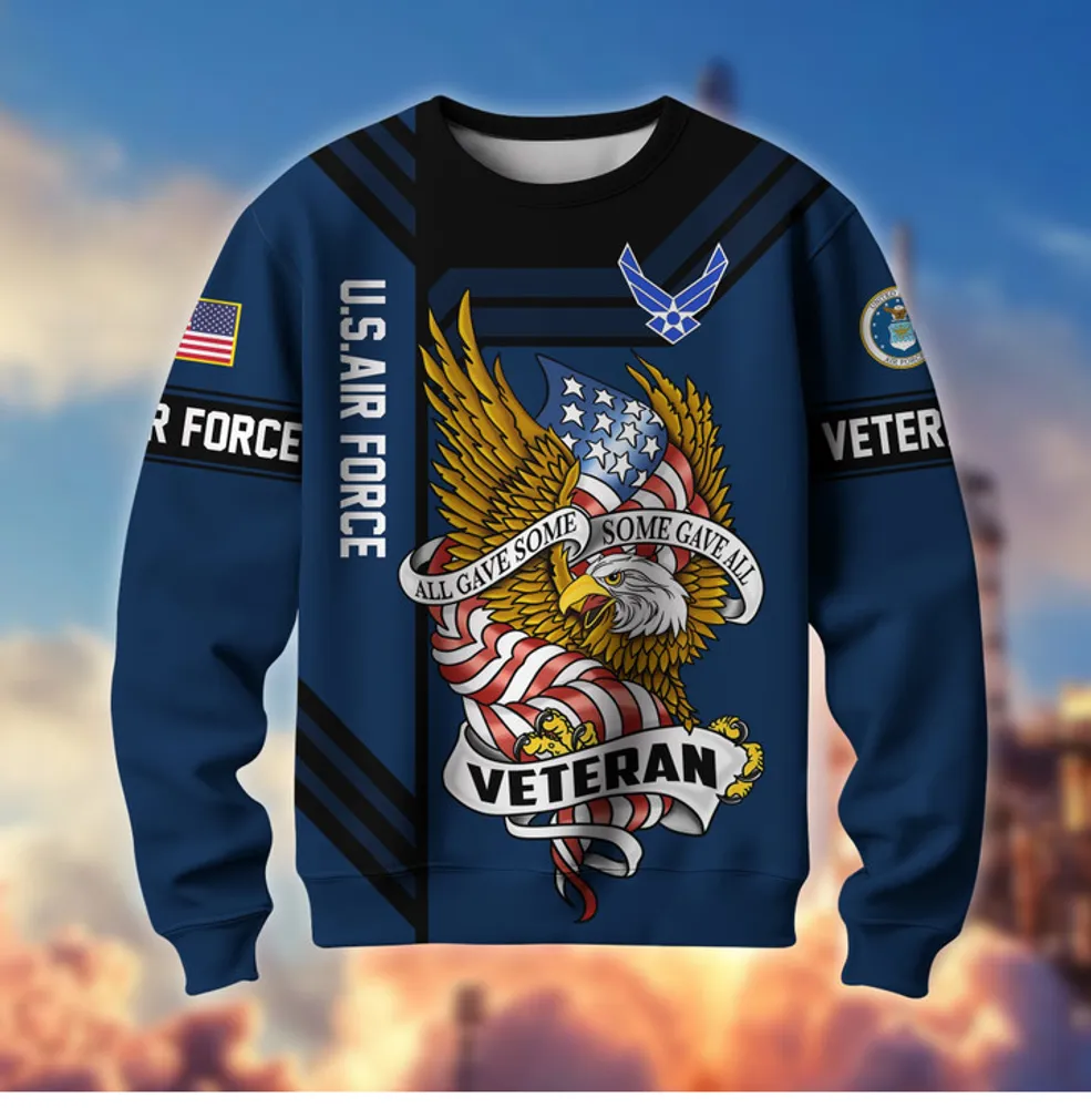 Premium All Gave Some Some Gave All US Veteran Sweatshirt