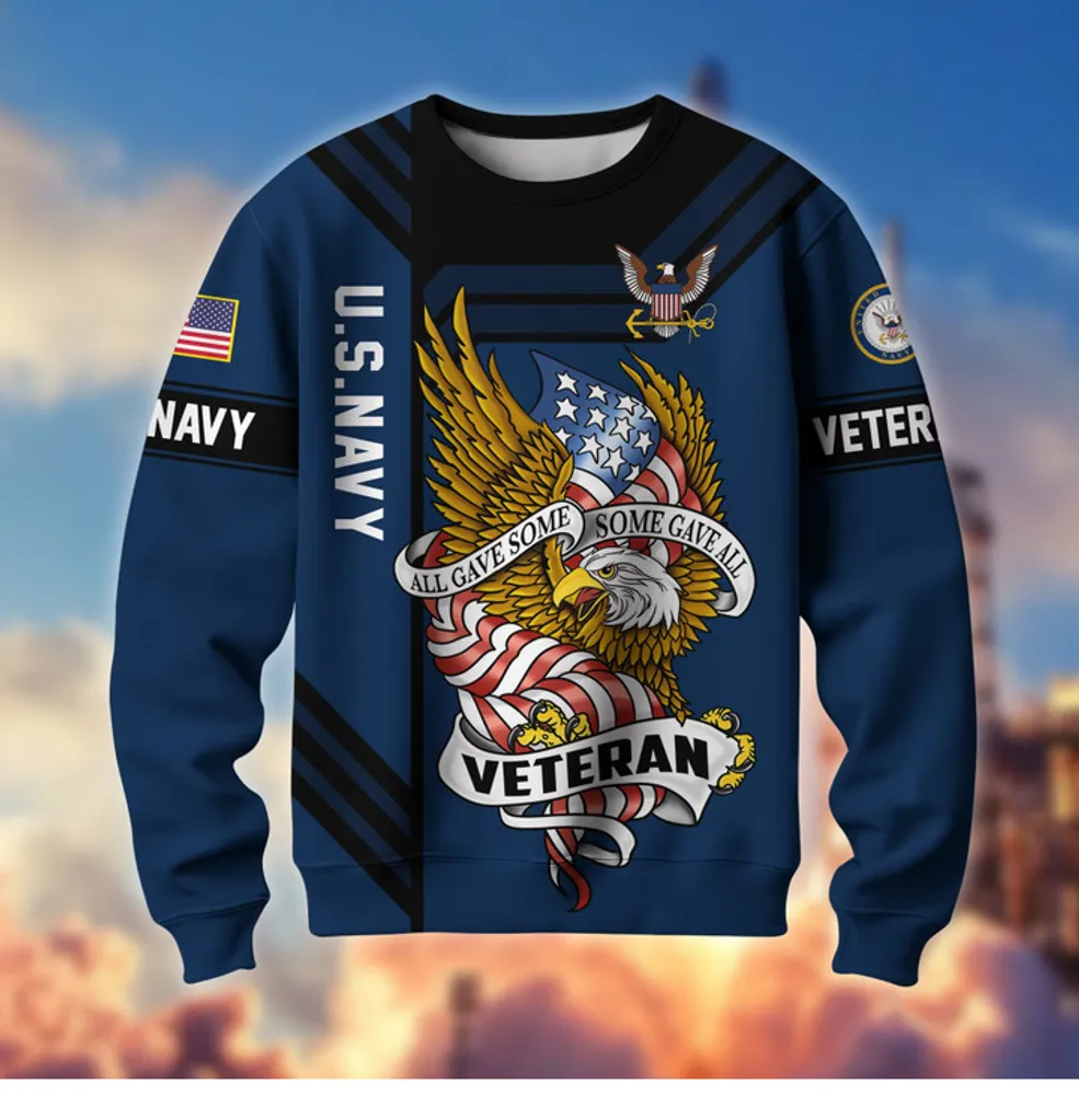 Premium All Gave Some Some Gave All US Veteran Sweatshirt